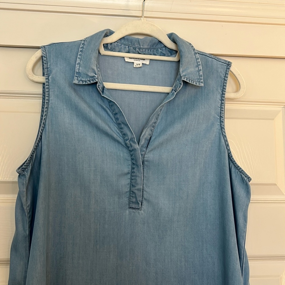Beachlunchlounge chambray dress - size large